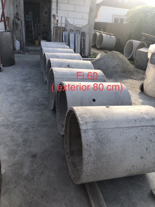 Fose septice cu decantare -tuburi beton