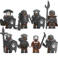 Set 8 Minifigurine noi tip Lego Lord of the Rings: Uruk-hai Warriors