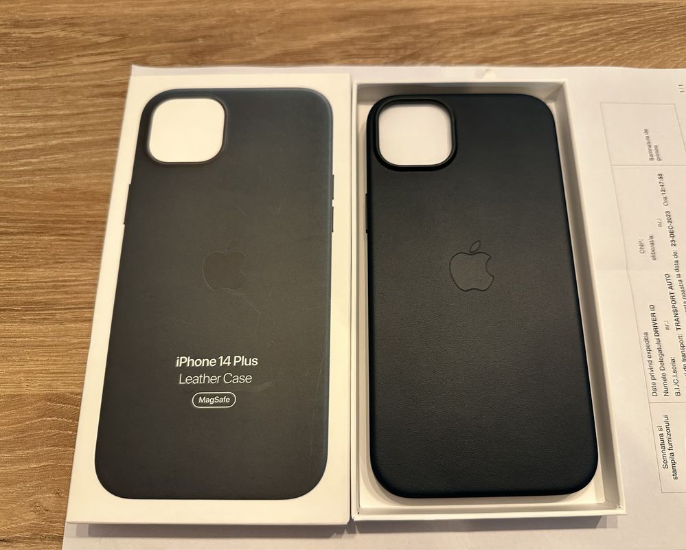 Husa piele originala Iphone 14 Plus