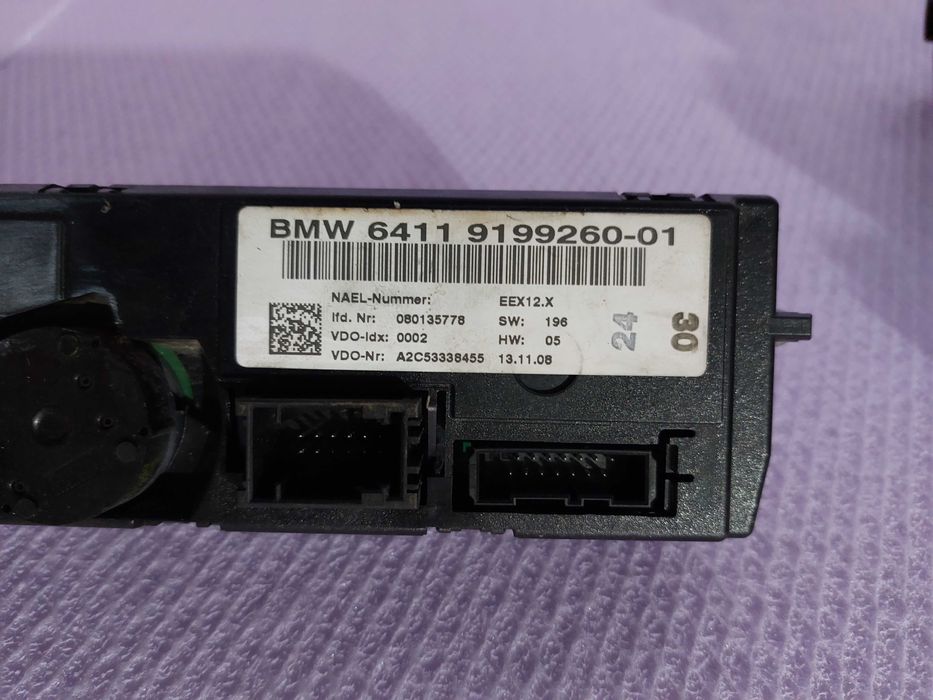 Panou comanda AC clima BMW E81 E82 E84 E87 E88 E90 E91 E92 E93