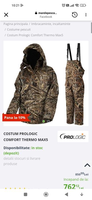 Costum Prologic nou, XXL