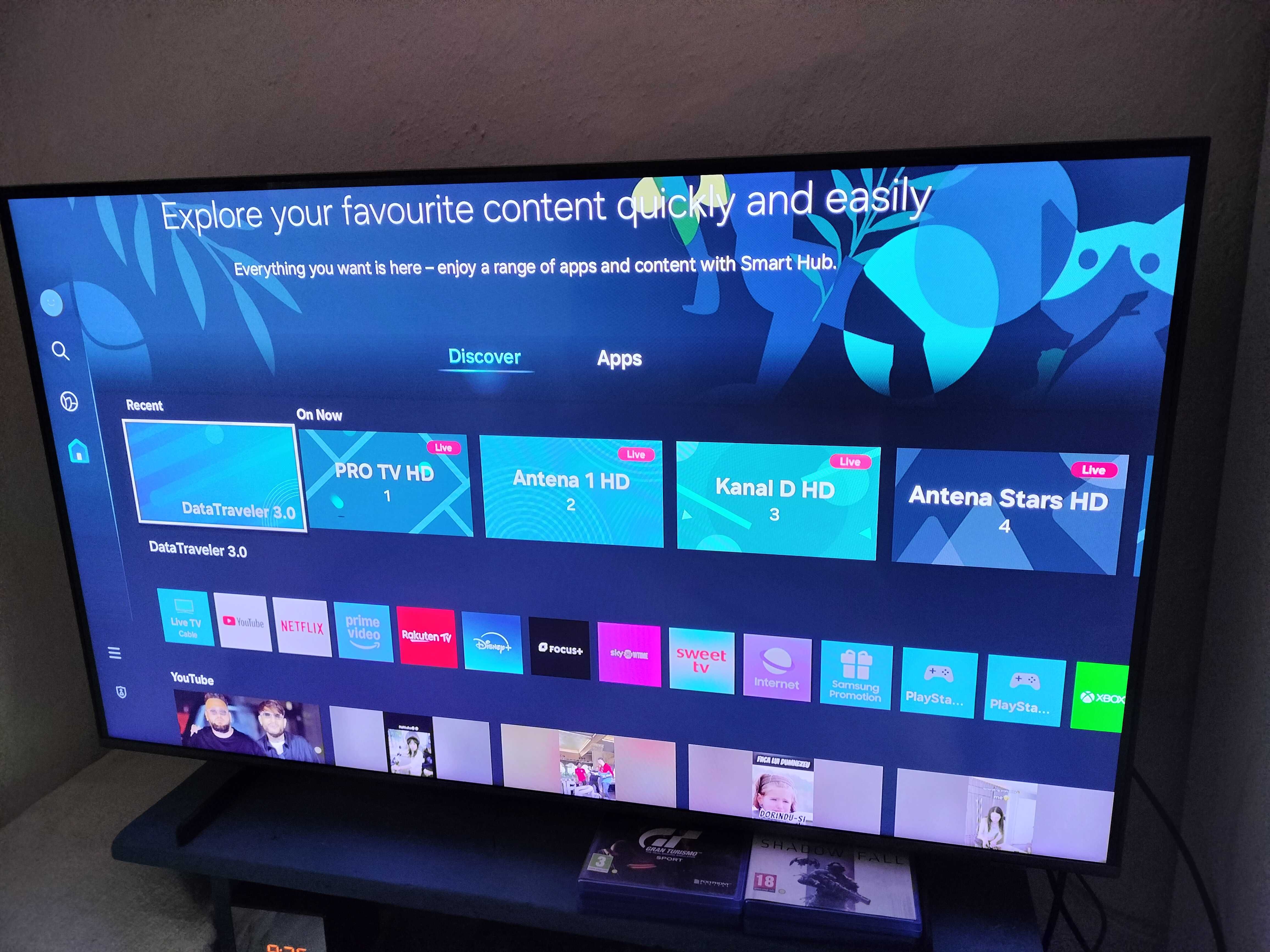 Televizor SAMSUNG QLED 43Q60C, 108 cm, Smart, 4K Ultra HD