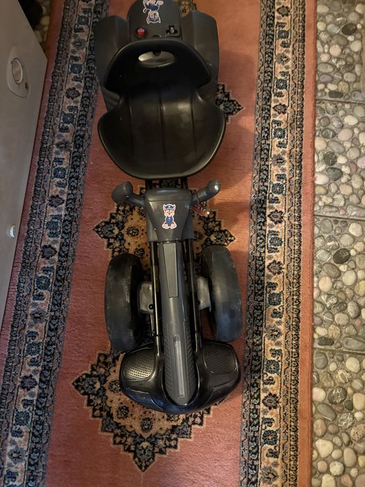 Kart Electric Pliabil Pentru Copii, 3-7 Ani, Negru, 12V, 4,5 Ah