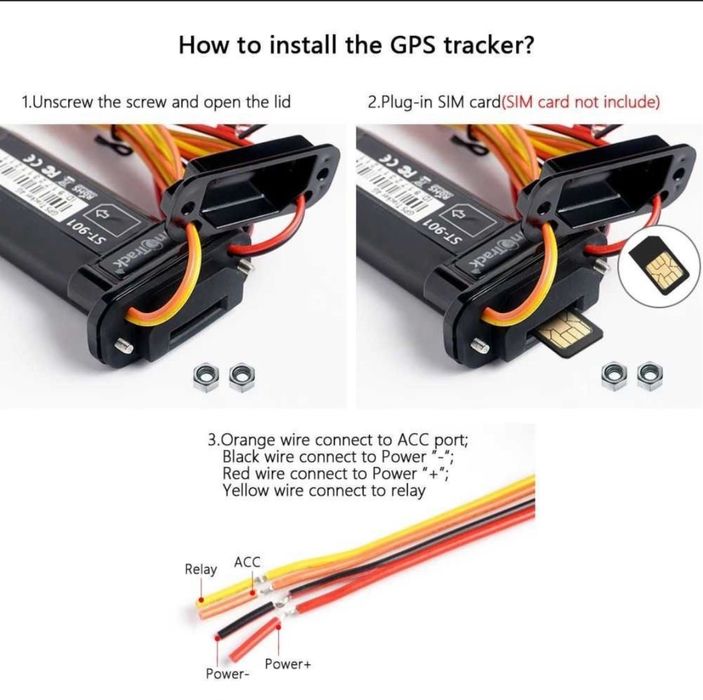 GPS Tracker Sinotrack ST-901 4G gps urmărire