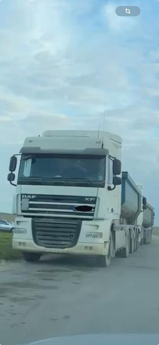Cap tractor Daf xf si semiremorca scwartzmuler