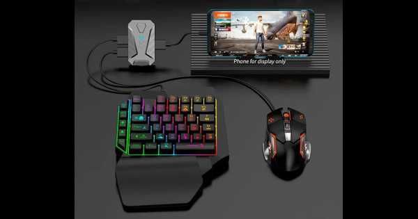 Комплект 4 в 1 GAME COMBO PACK, iOS, Android, USB, Bluetooth