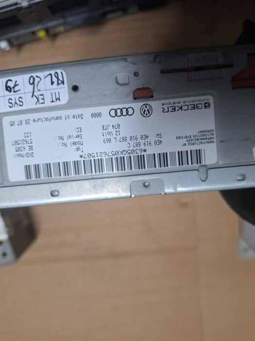 Statie amplificator radio box cd player magazie Audi a4 A6