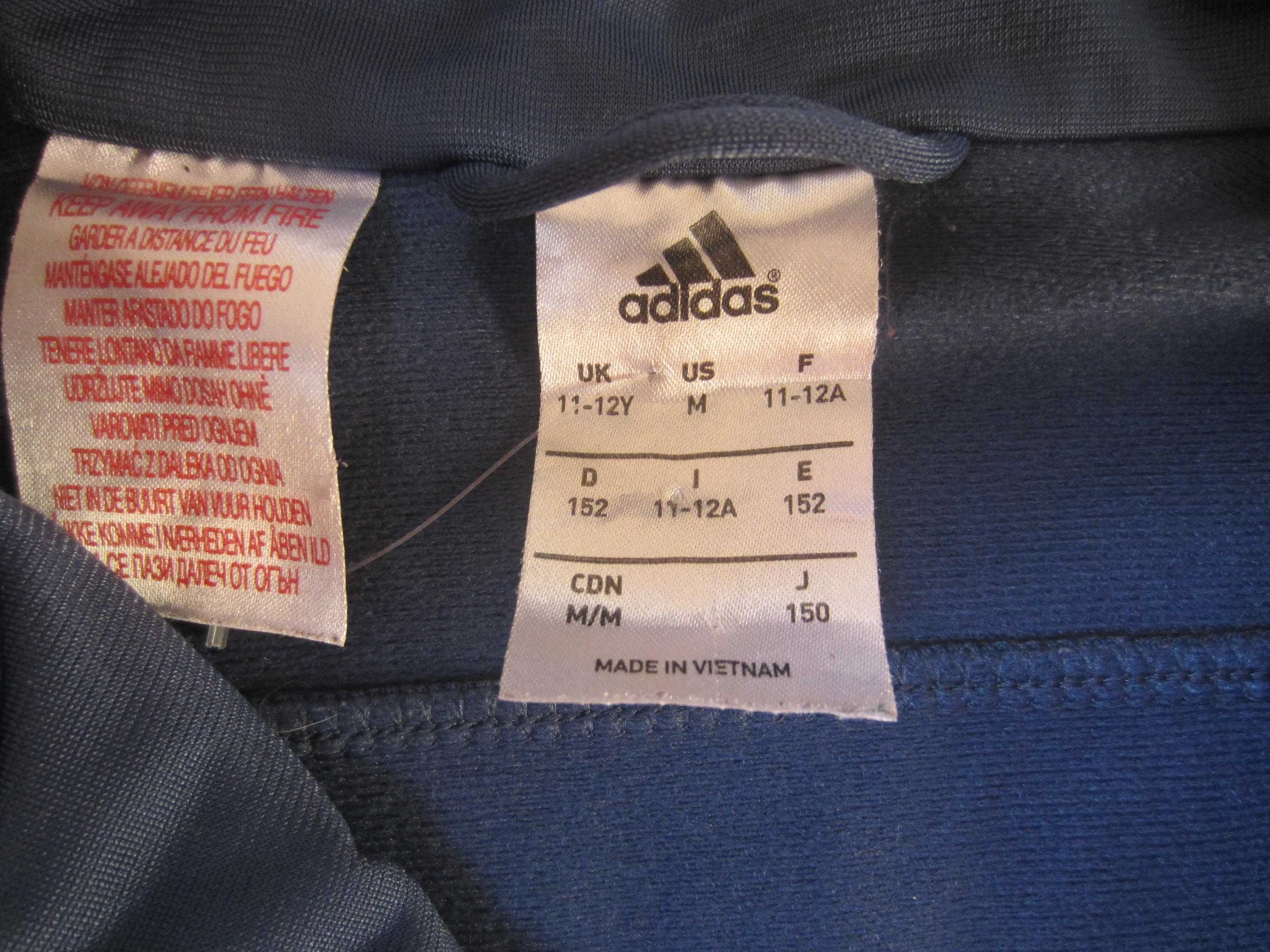 Bluza trening fotbal Feyenoord, masura 11-12 ani,Adidas