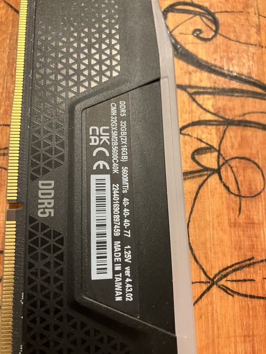 Corsair Vengeance DDR5 5600 16GB
