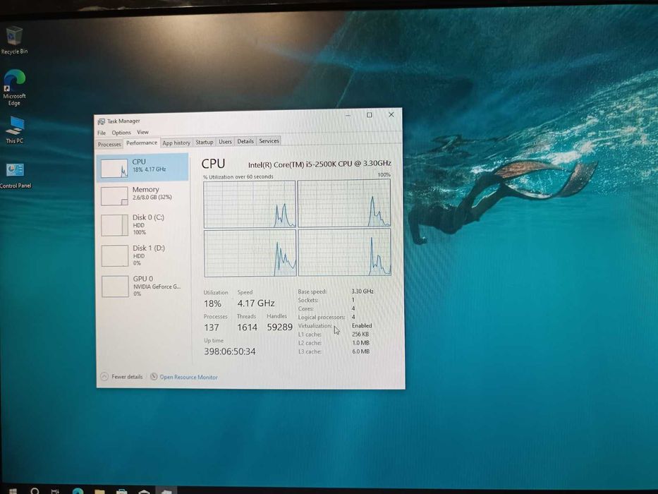 Настолен компютър 8GB / 1TB / GTX580