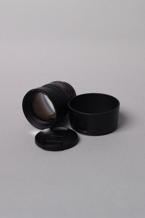 Obiectiv manual 85mm F1.4 Samyang AS IF UMC, Canon EF