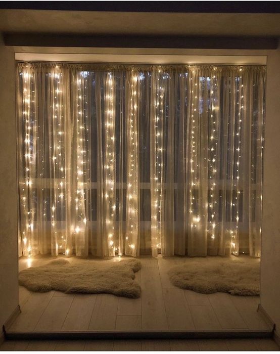 Гирлянда штора 3х3 (в 2 расцветках)