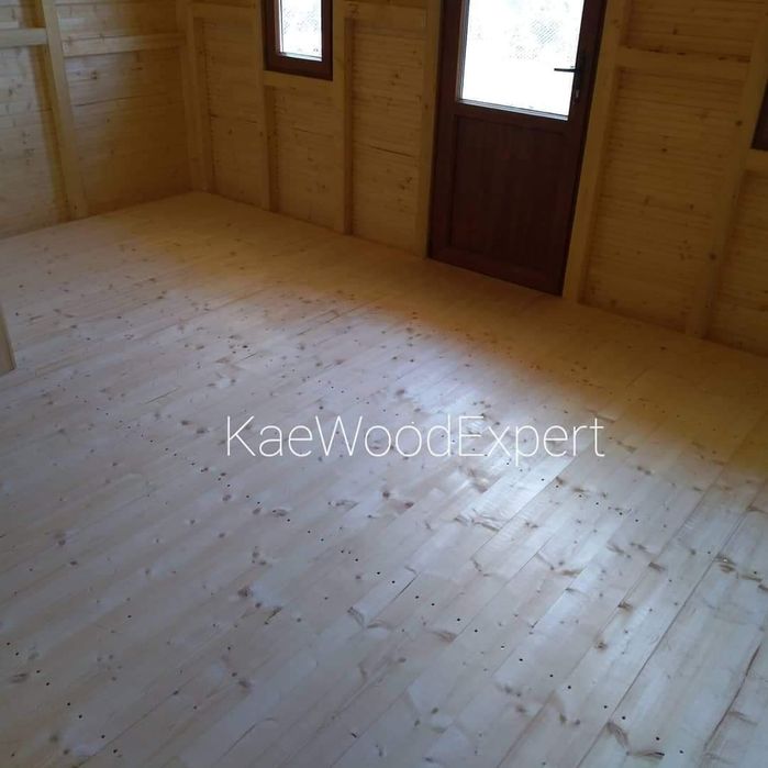 Cabană structură din lemn