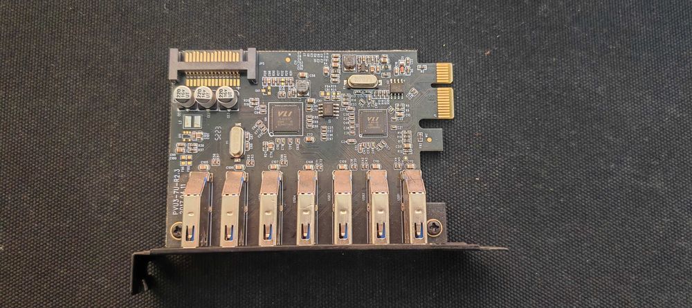 7-ми портовая плата расширения USB 3.0 ч/з PCI-E Express
