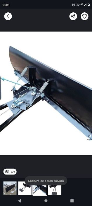 Vând lama curățat zapada