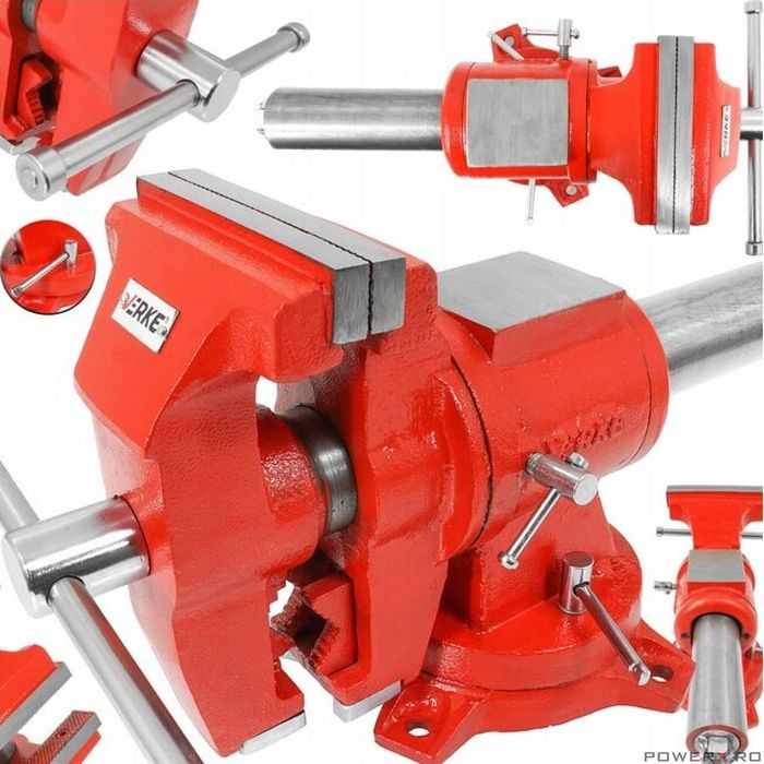 Menghina rotativa 150 mm, de banc, cu nicovala, Verke