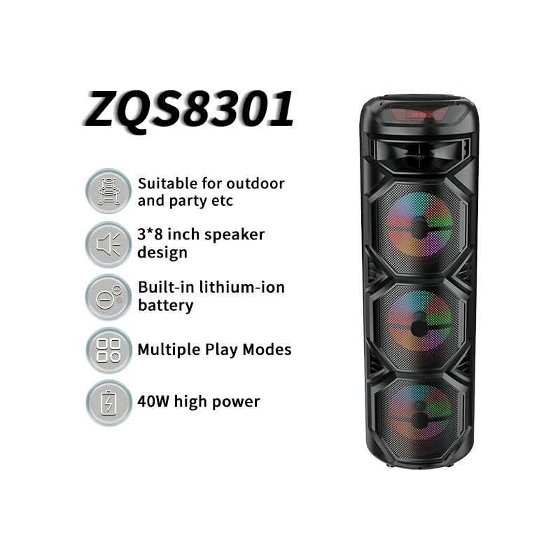 БЕПУЛ Доставка,Янги Караоке Колонкалар ZQS8302 (94см) +Симсиз Микрофон