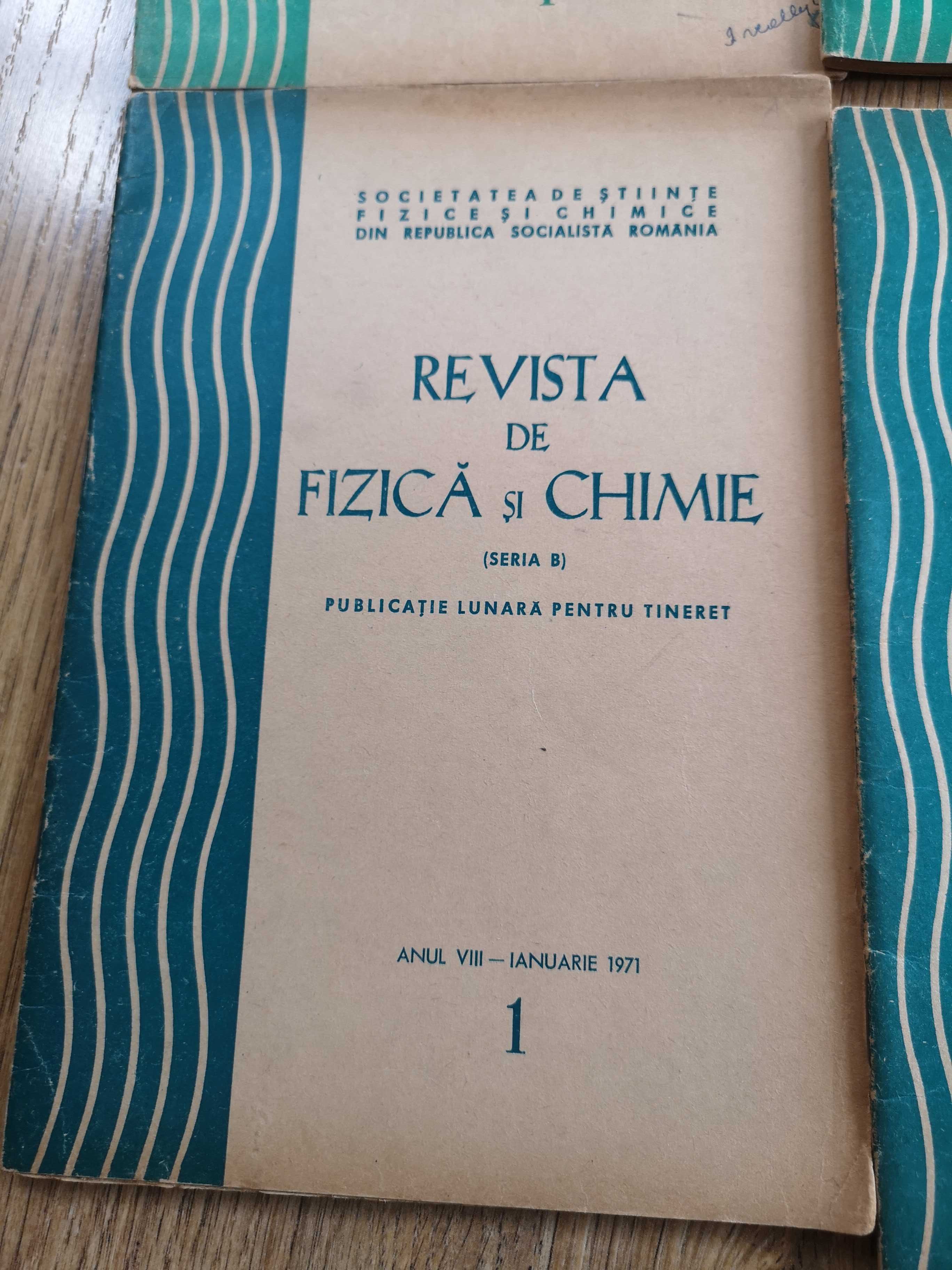 Vând reviste Fizica și Chimie vechi