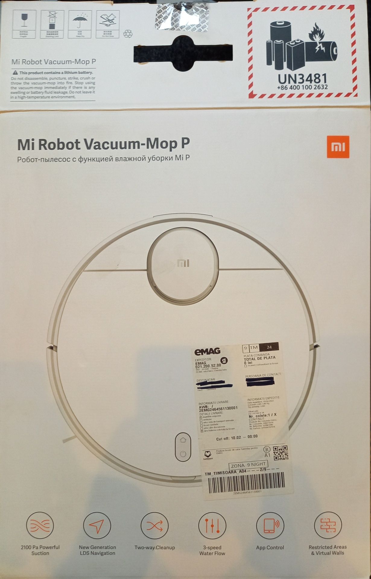 Vând Robot Aspirator Xiaomi Mi Robot Vacuum-Mop