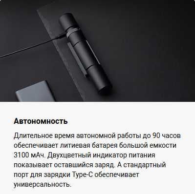 Фонарь многофункциональный Xiaomi Multi-function Flashlight Global!