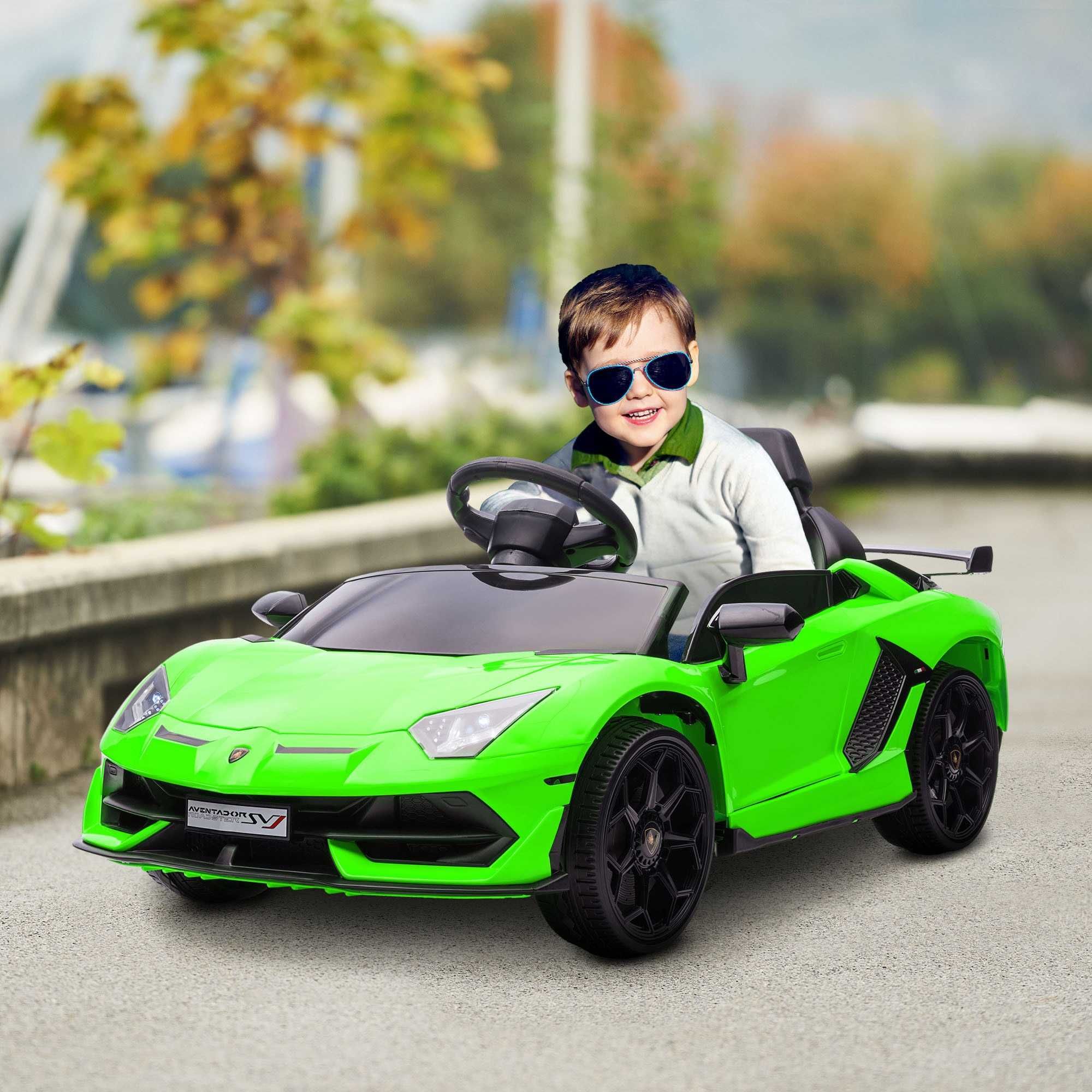 Лицензирана Акумулаторна Кола Lamborghini Aventador,12V/4.5AH,R/C 2.4G