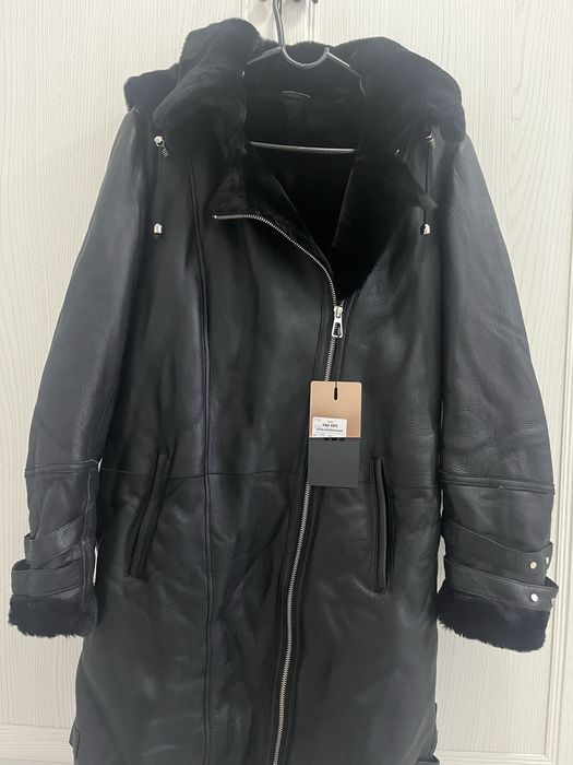 Дубленка черный