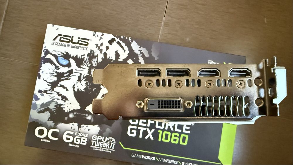 ASUS GTX 1060 geforce 6GB