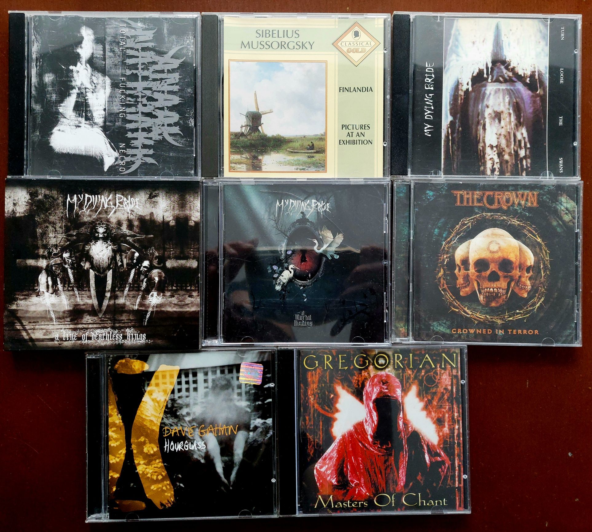 Metal, gothic, alternative rock CDs