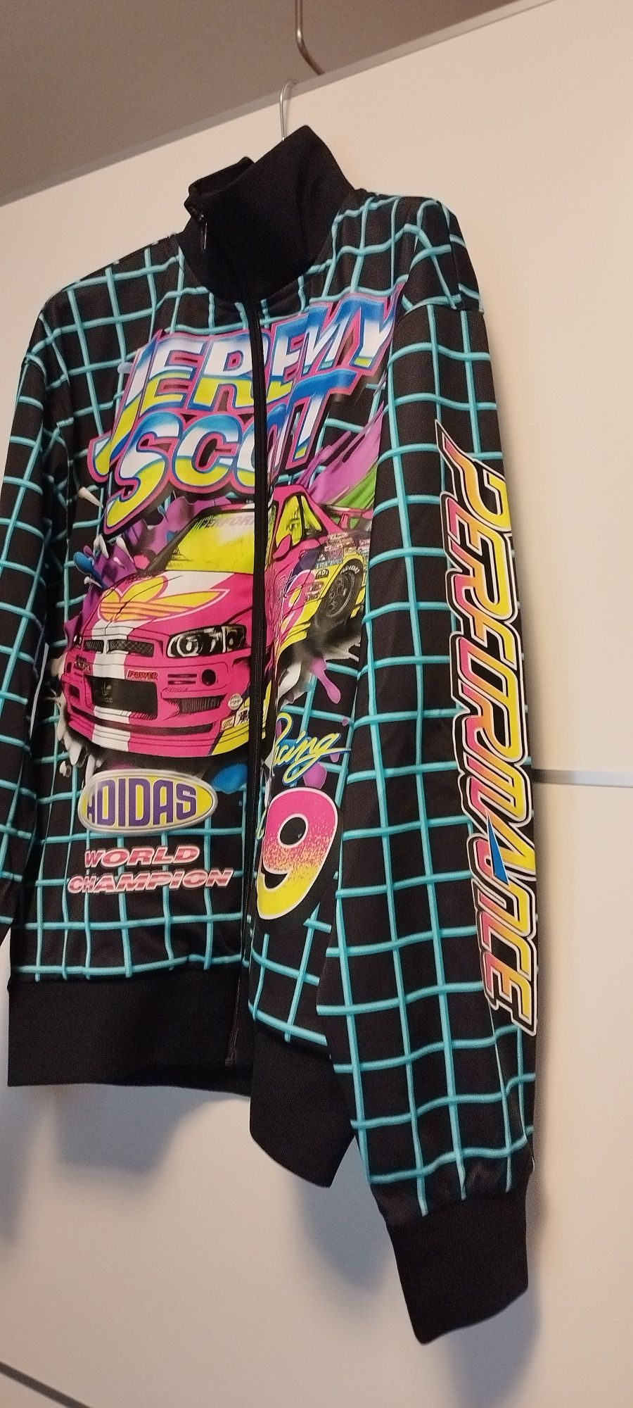 Междусезонно яке Adidas X Jeremy Scott NASCAR Rally / Performance
