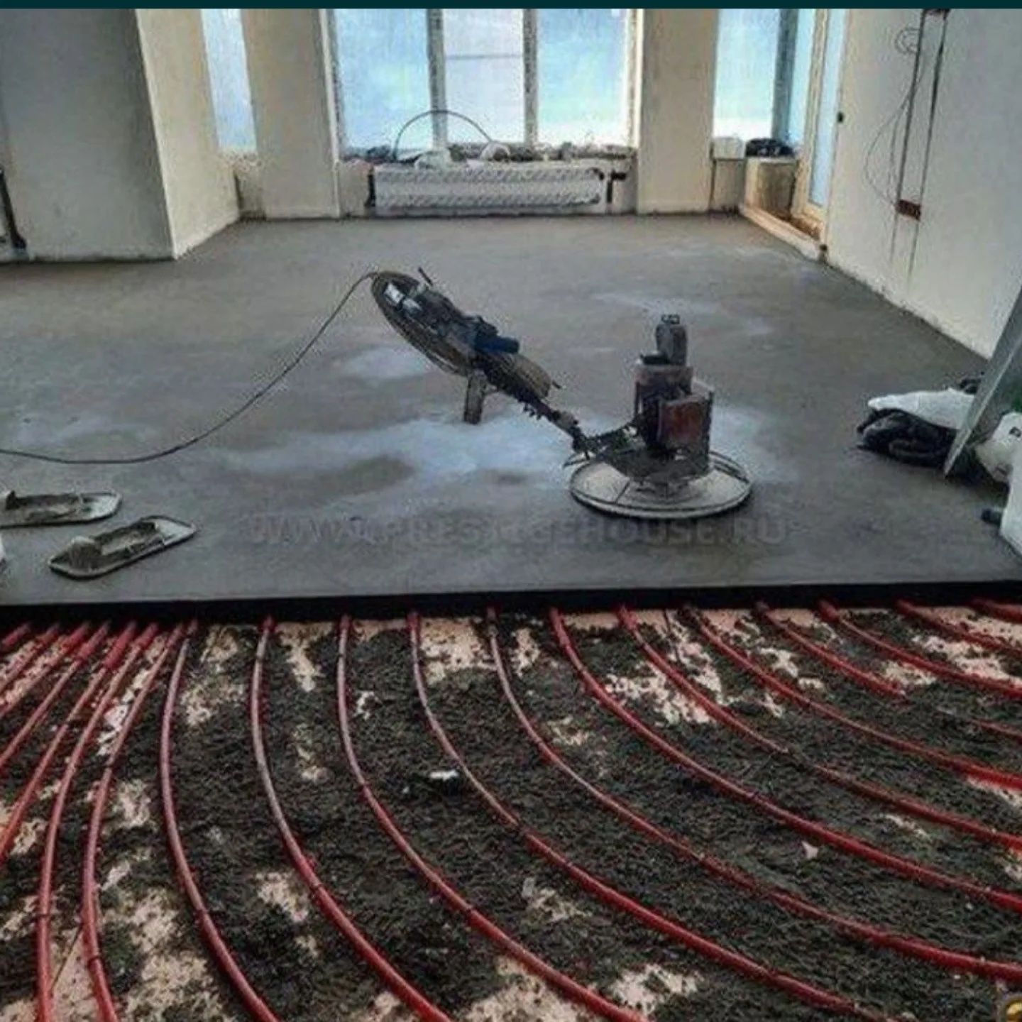 Сухая стяшка пола