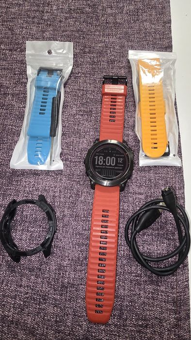 Продавам Garmin Fenix 7X solar перфектен