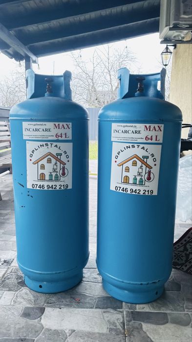 Butelii gpl si centralina cu regulator de presiune