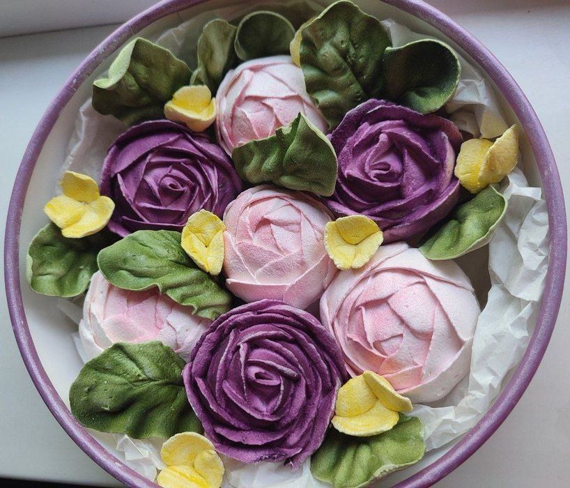 Зефирные букеты (цветы) на заказ