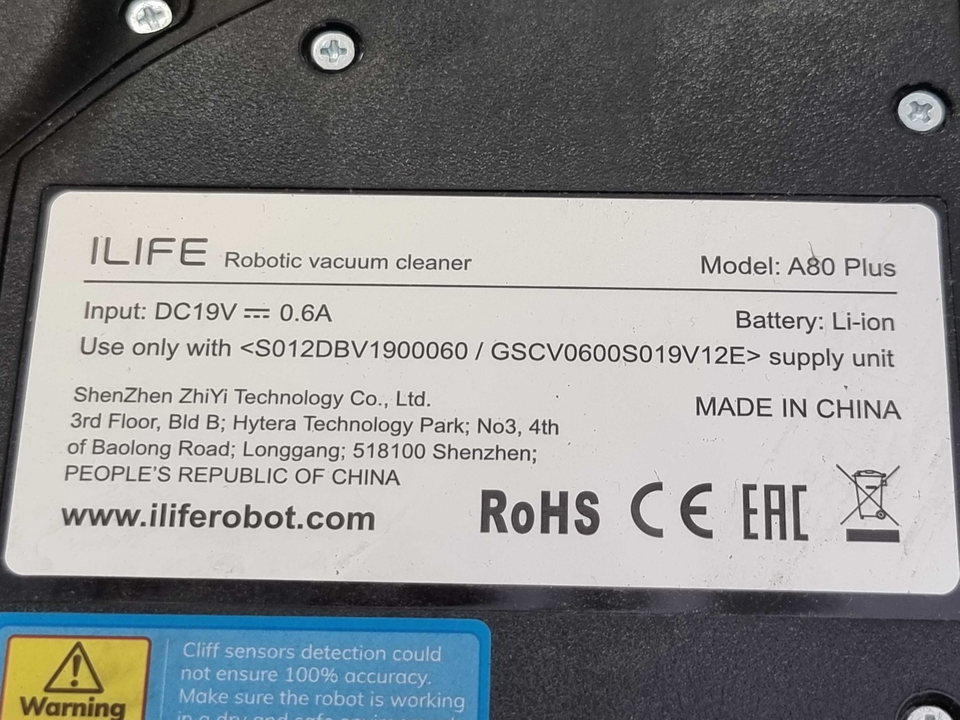 Прахосмукачка-робот ILIFE А80 Plus WiFi