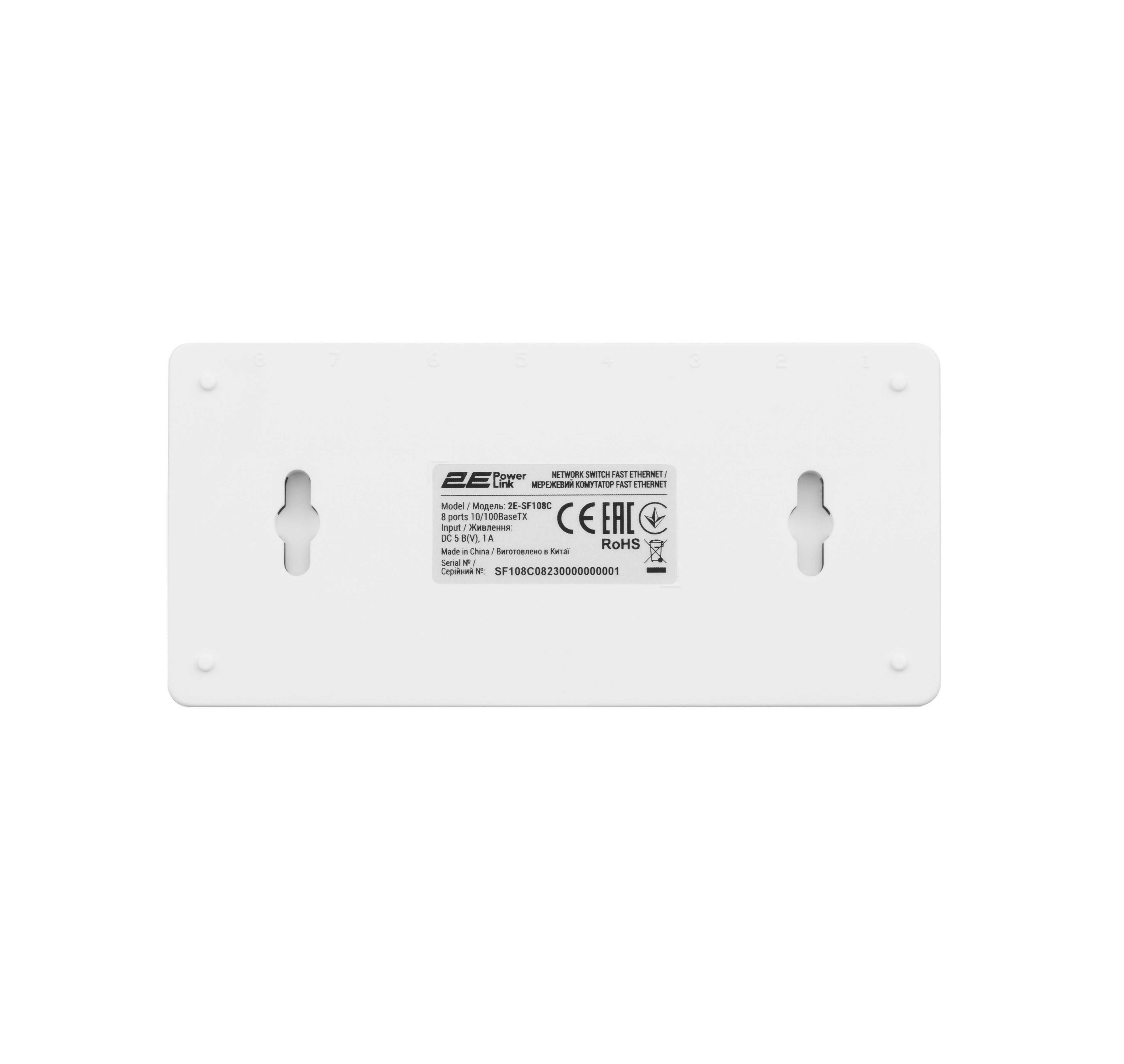 } Акция Коммутатор 2E PowerLink SF108C 8xFE, неуправляемый, десктоп