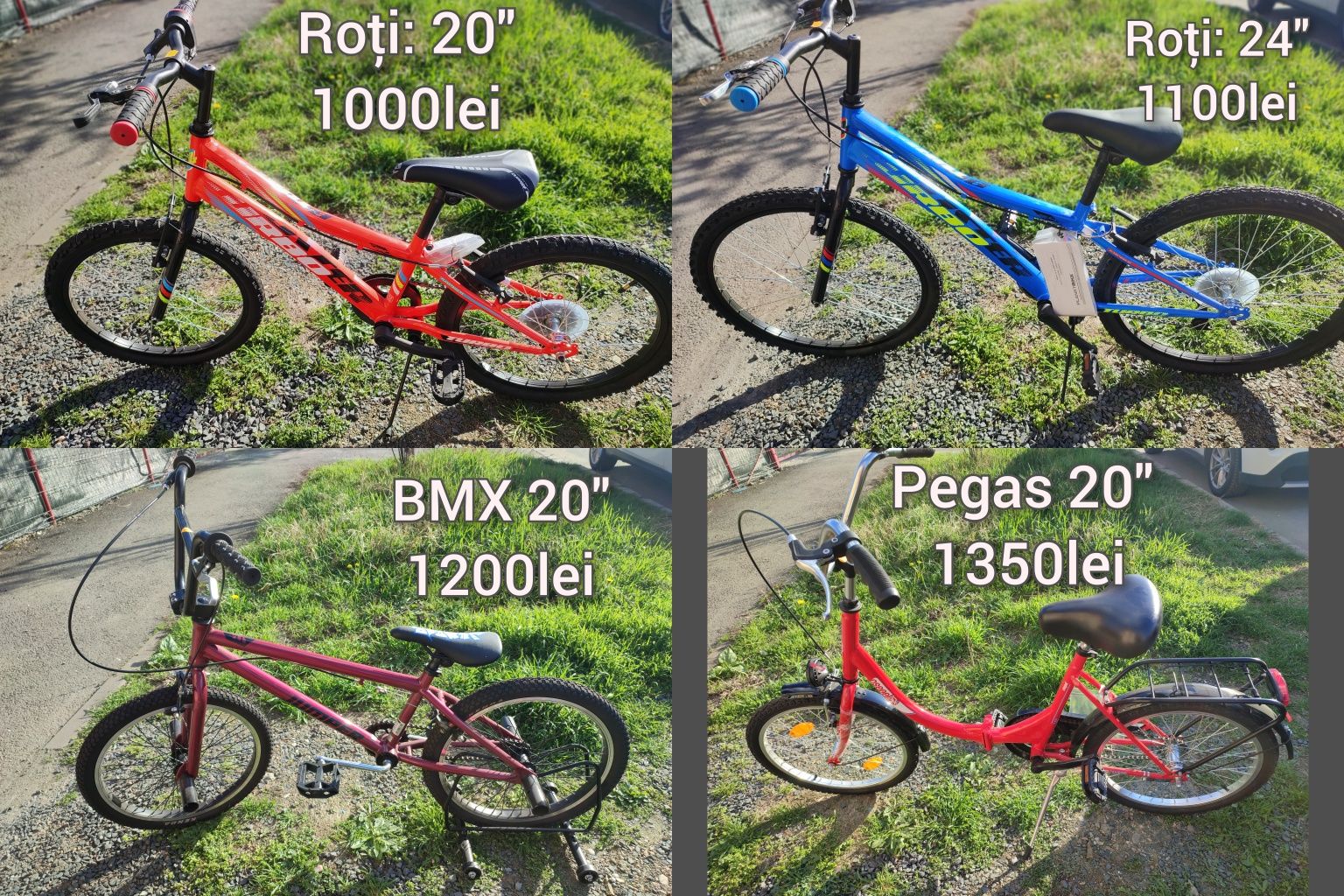 Biciclete 14" 20" 24" 26" 27.5" 28" 29"