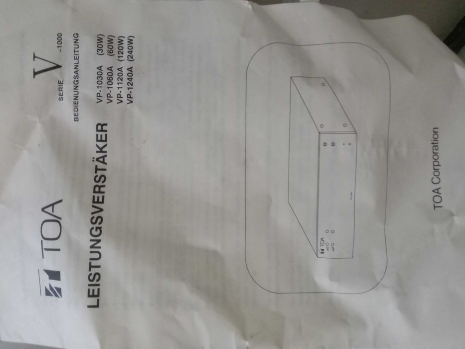 Amplificator  TOA VP1060A ,  Denon pma 720a