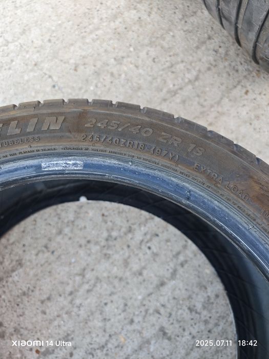 4бр. летни гуми 245/40/18 Michelin Промо цена