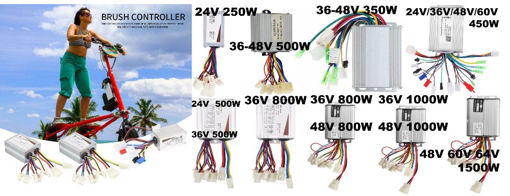 Controler bicicleta electrica scuter 24V/36V/48V/60V 450W 36V-48V 500W