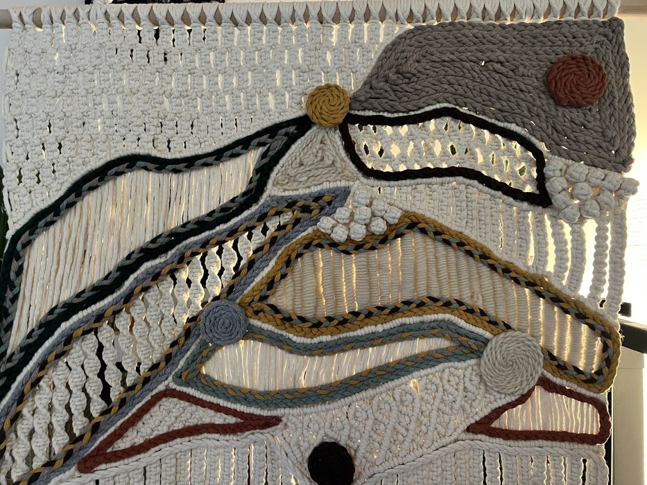 Макраме пано за стена