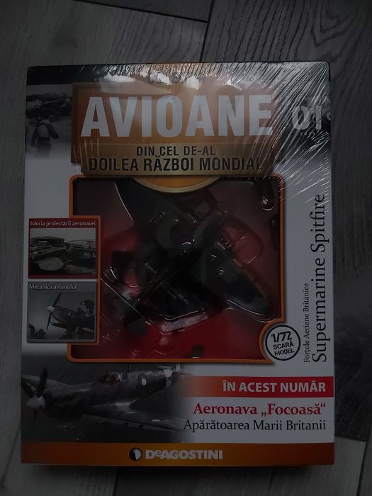 Macheta Avion SPITFIRE SUPERMARINE MK VB 1942 Scara 1:72 DeAgostini
