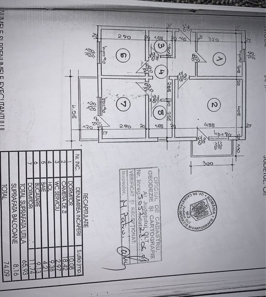 Apartament 3 camere 74 mp zona Gara