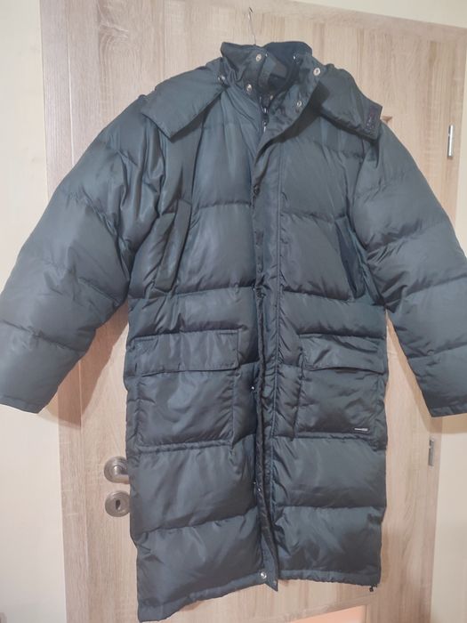 Мъжка зимна шуба с качулка ,100% гъши пух