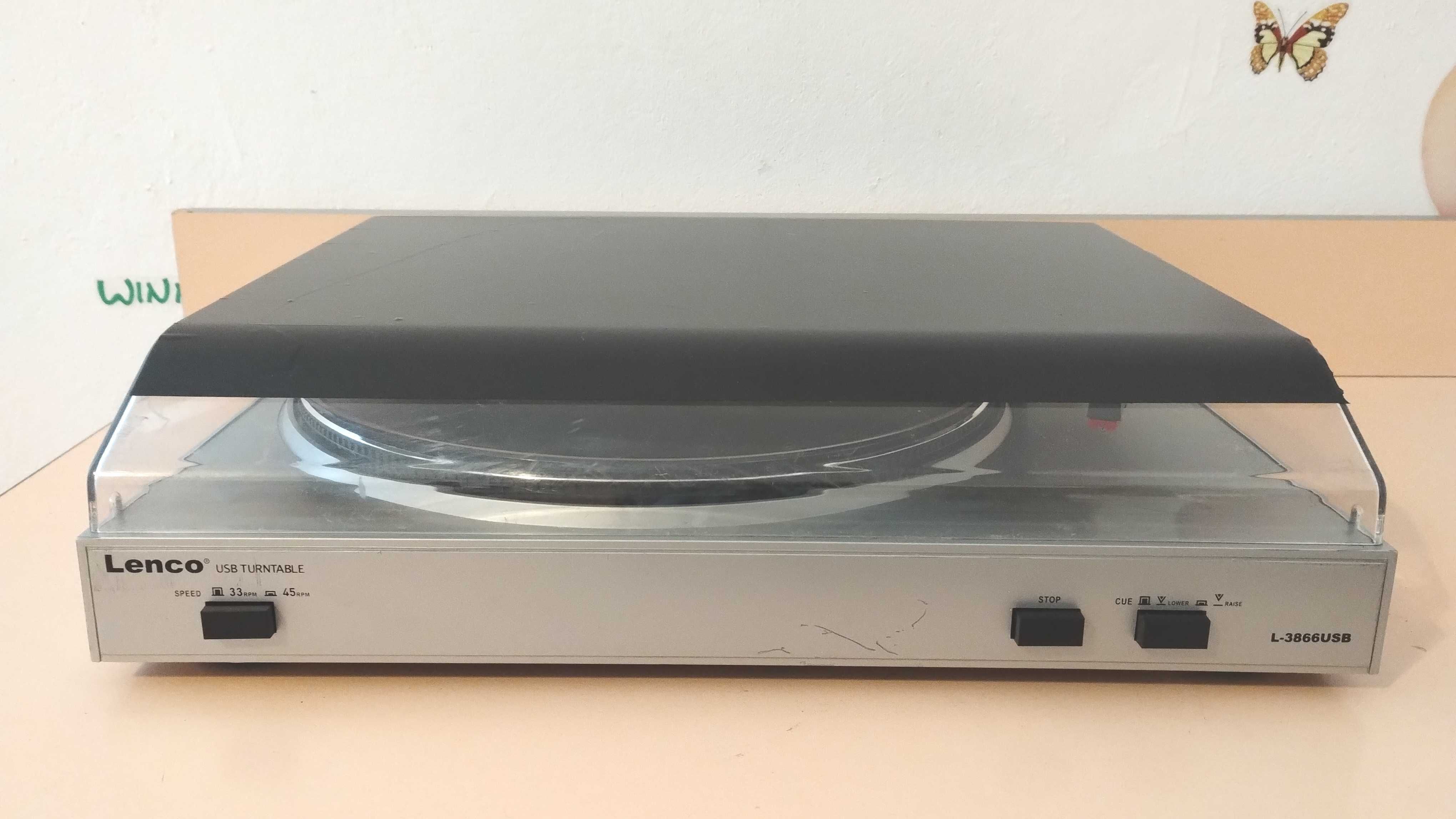 accesorii audio hi fi pickup Lenco 3866 cu preamplificator incorporat