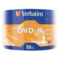 DVD-R VERBATIM 4.7GB, 120min, viteza 16x, 50 buc