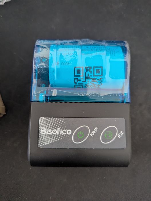 Imprimantă termică etichete, Bluetooth + usb, cu baterie
