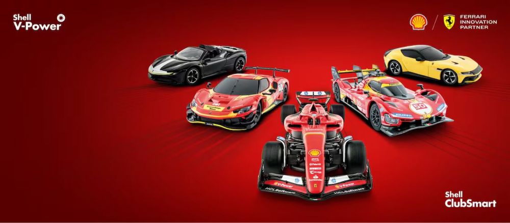 Колички от новата колеция на Шел Ferrari