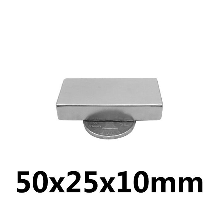 50x25x10mm МАГНИТ-40кг. неодимов N52, Neodymium magnet NdFeB magnit