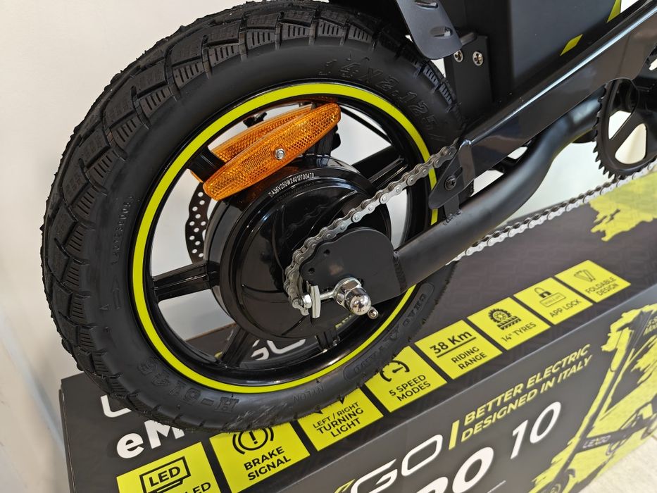 Bicicleta Electrica LeXGO -bike eMicro10
Descrizione
Dimensioni ruote