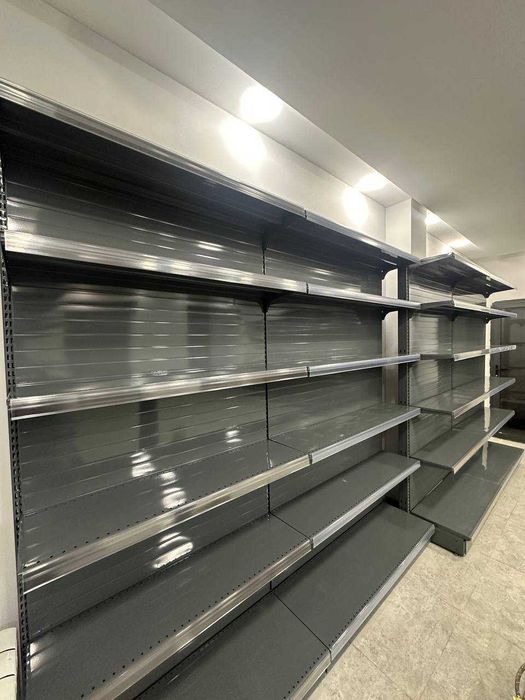 Савдо стеллажлари доконлар ва озик овкат маркетларига полкалар стеллаж